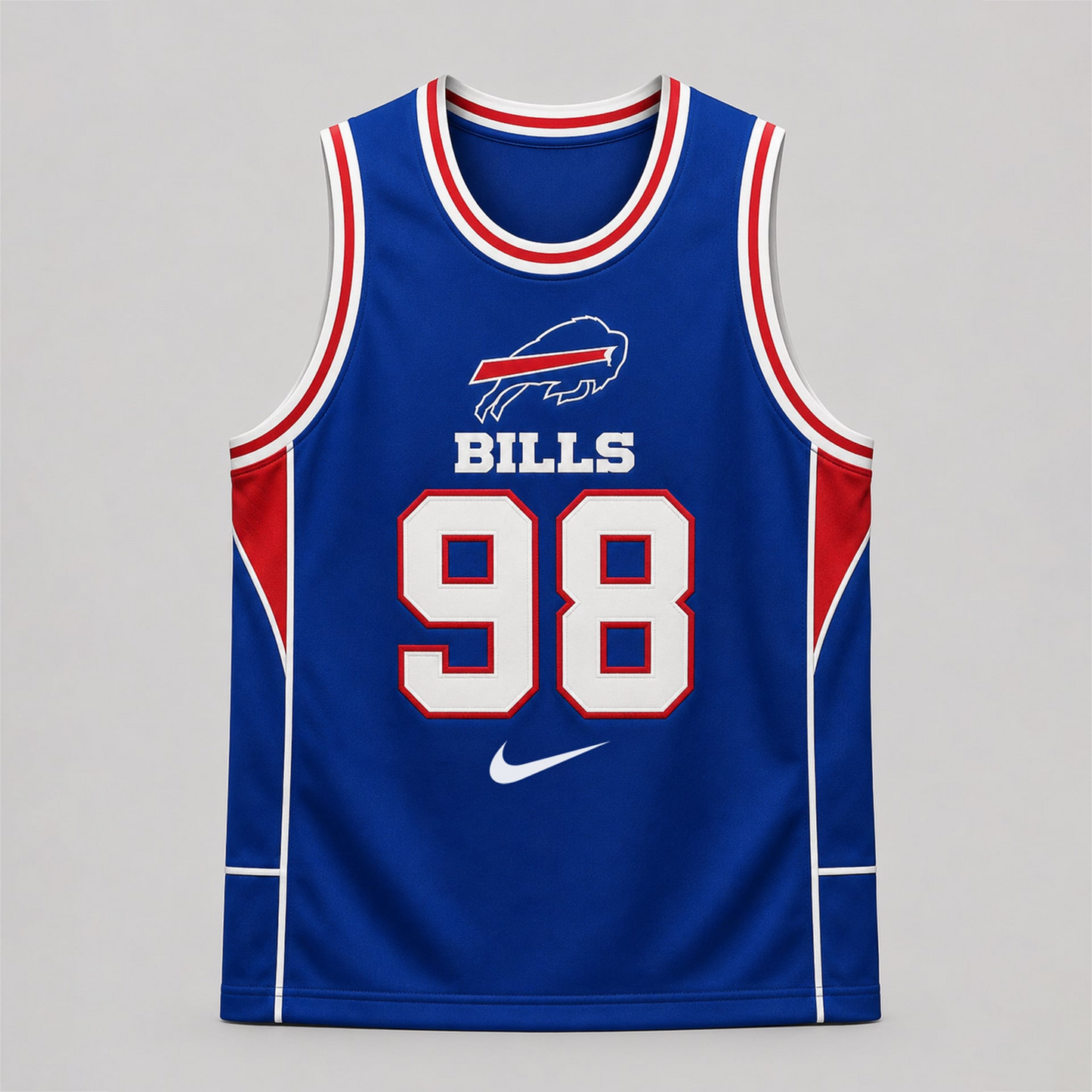 BUF Premium NFL Custom Basketball Tank Top For Men And Women 2406