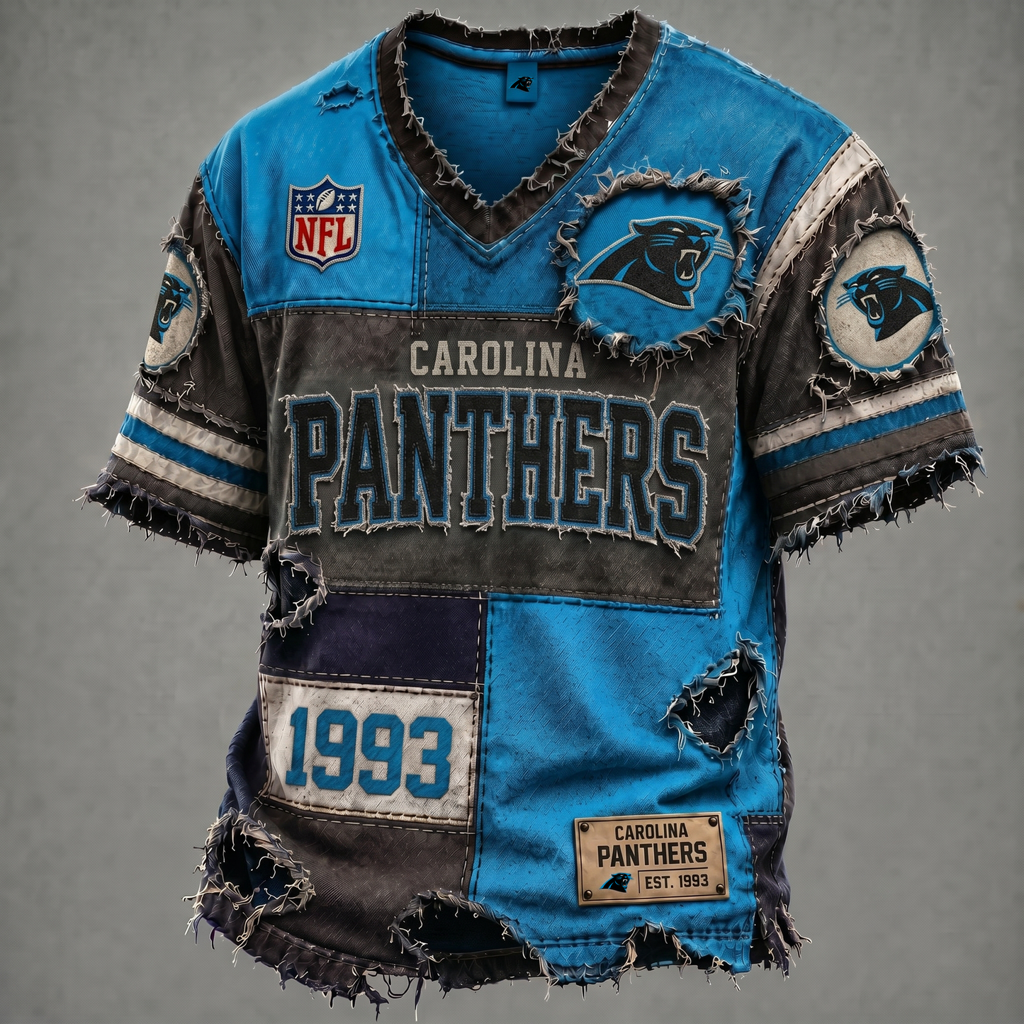 CAR X NFL Premium V-Neck T-shirt Gift For Fans 0106