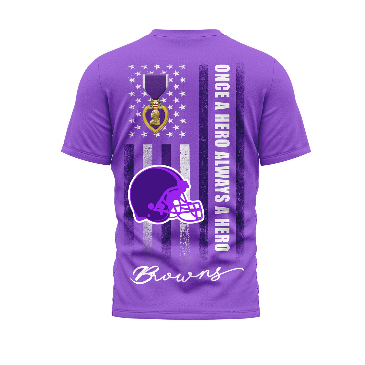 CB 3 Premium National Purple Hear Day 3D Shirt 300626