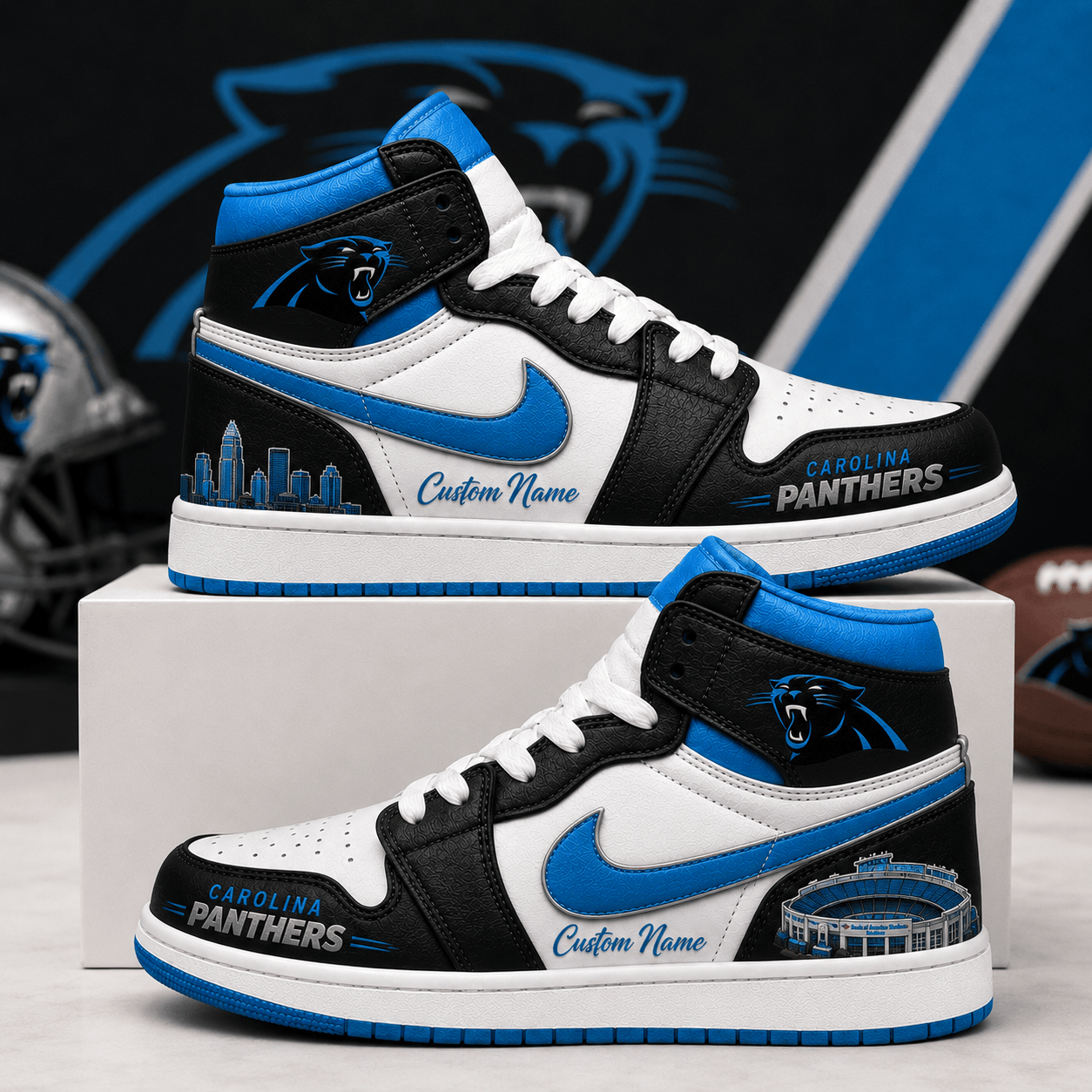 CP x NFL Luxury Air Jordan 1 Sneakers 230626