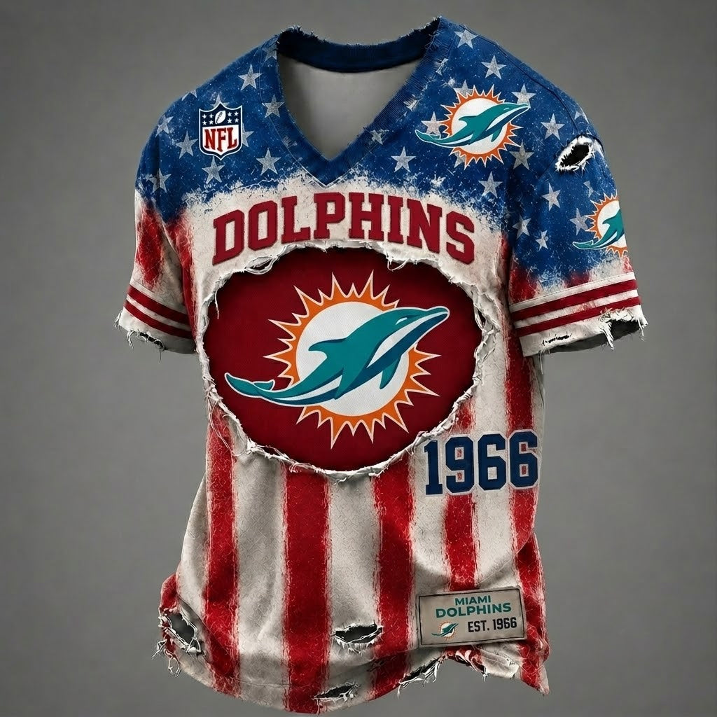 MD x NFL American Flag Luxury Classic T-shirt 252606