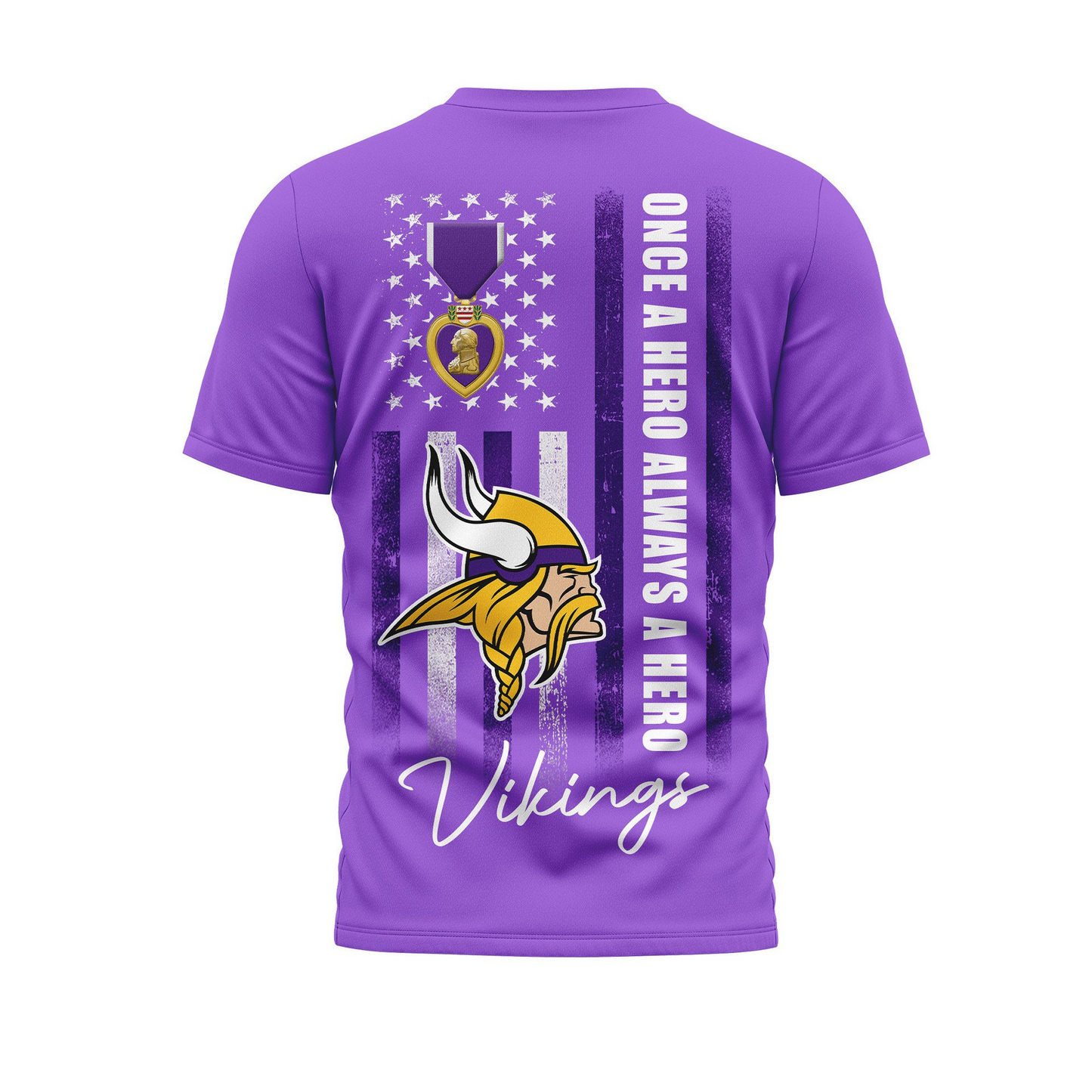 MV Premium National Purple Hear Day 3D Shirt 300626