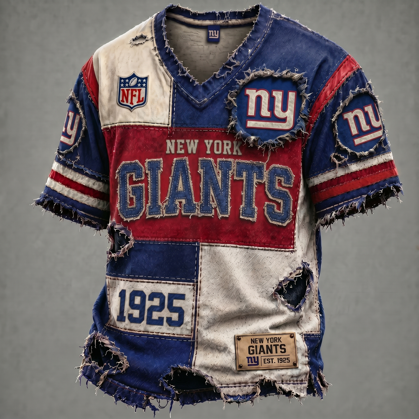 NYG X NFL Premium V-Neck T-shirt Gift For Fans 0106