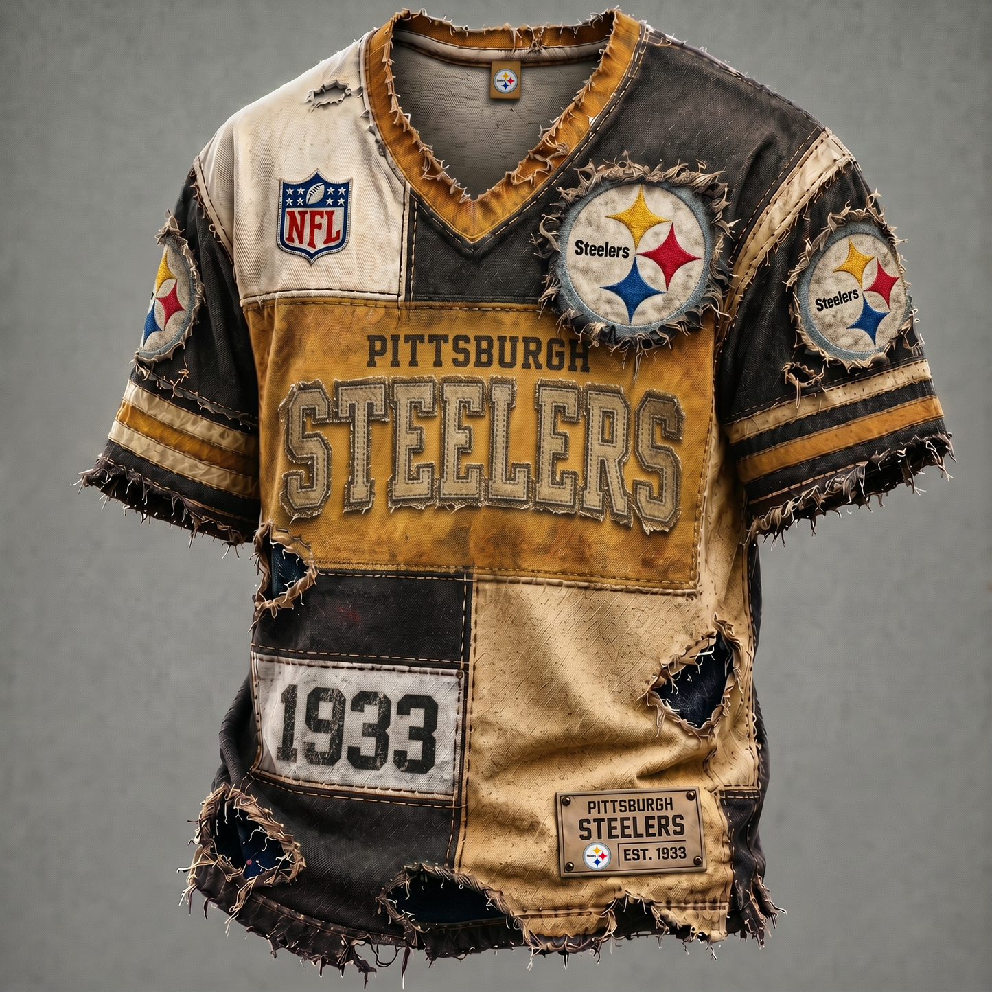 PIT X NFL Premium V-Neck T-shirt Gift For Fans 0106