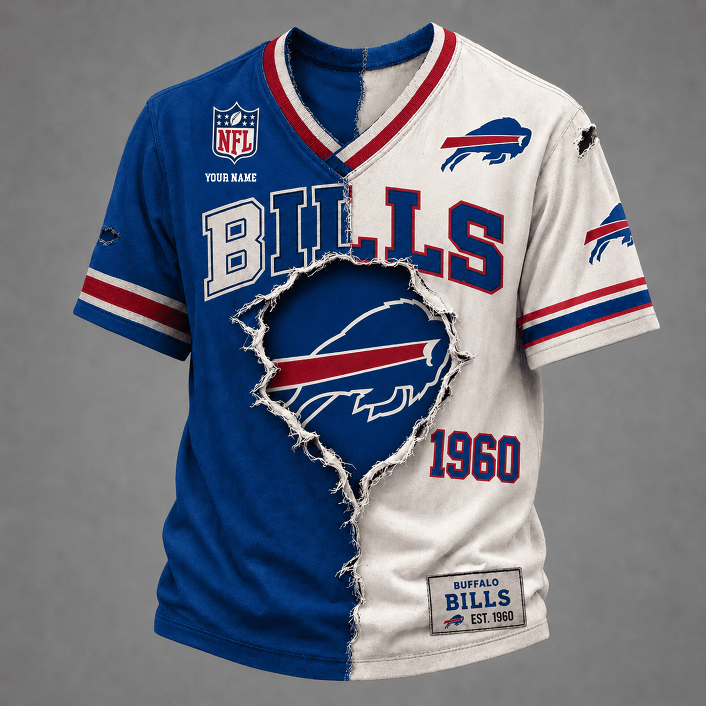PREMIUM NFL X BB GAME DAY V-Neck T Shirt FOR SUMMER HOLIDAY NDT VHM 050626