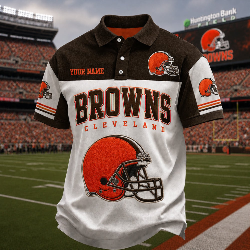 PREMIUM NFL X CLE Game Day POLO SHIRT LIMITED EDITION NDT VHM 060626