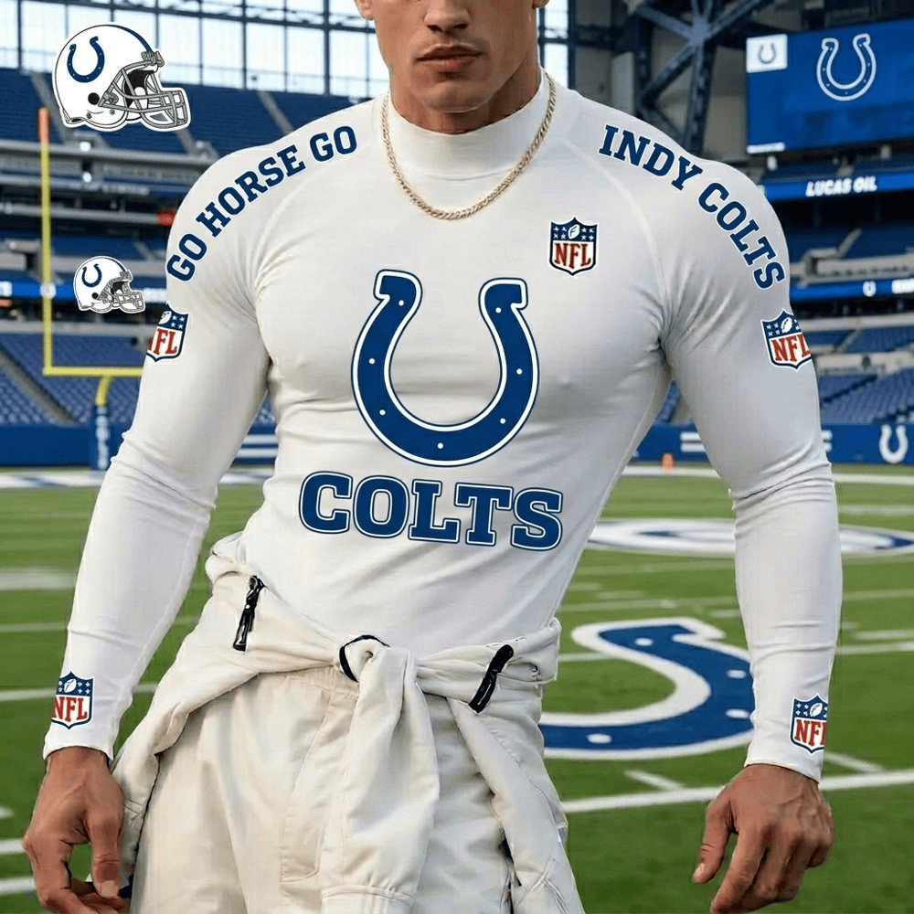 PREMIUM NFL X COL High Neck Long Sleeved Sports NDT LVH 280526
