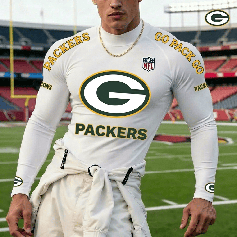 PREMIUM NFL X GB High Neck Long Sleeved Sports NDT LVH 280526