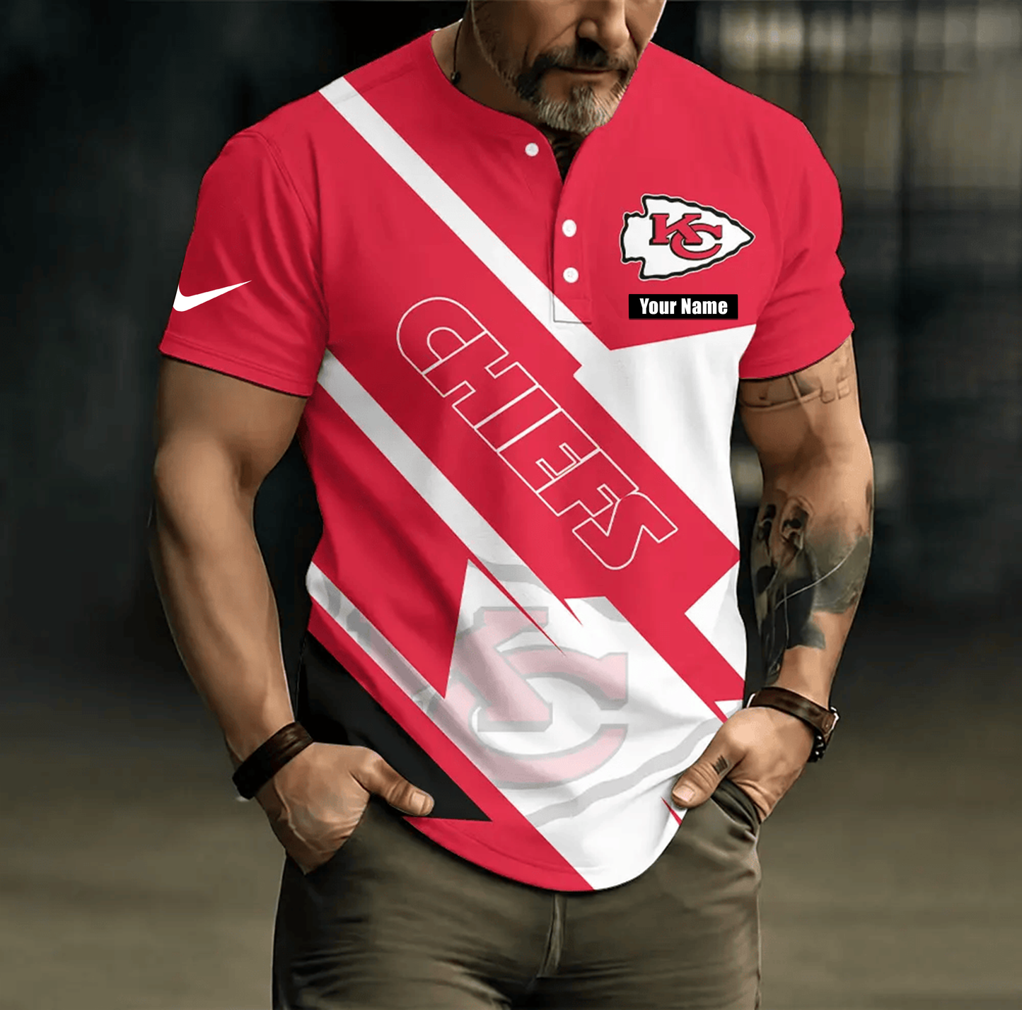 PREMIUM NFL X KCC Summer Jersey Short Sleeved NDT VHM 100626