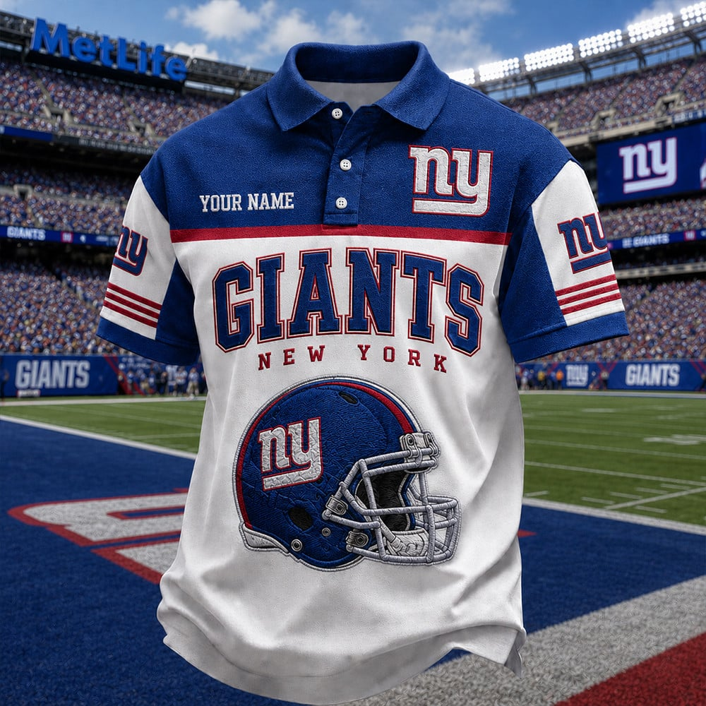 PREMIUM NFL X NYG Game Day POLO SHIRT LIMITED EDITION NDT VHM 060626