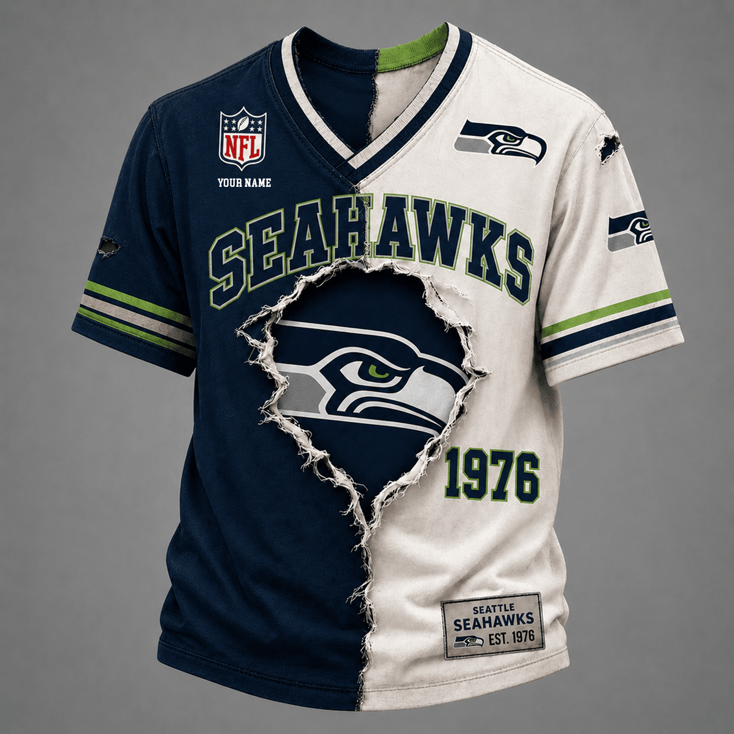 PREMIUM NFL X SS GAME DAY V-Neck T Shirt FOR SUMMER HOLIDAY NDT VHM 050626