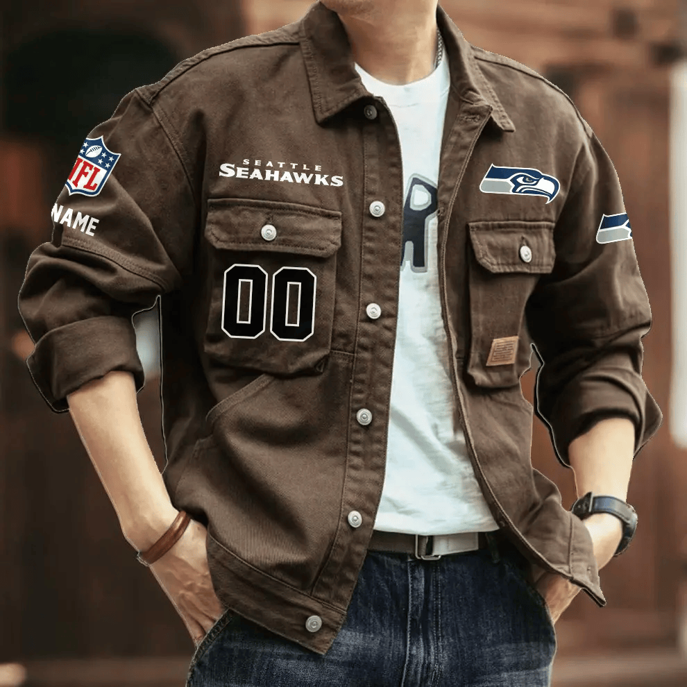 PREMIUM NFL X SS Men's Denim Autumn Jackets NDT VHM 090626
