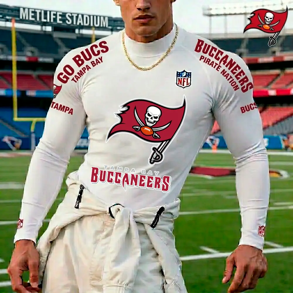 PREMIUM NFL X TB High Neck Long Sleeved Sports NDT LVH 280526