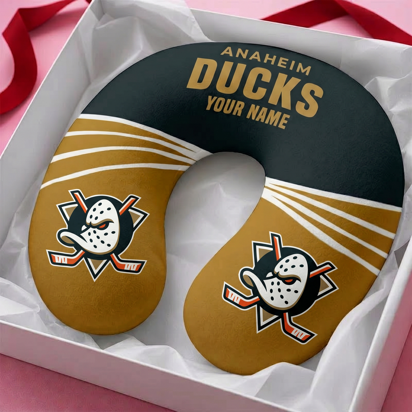 PREMIUM NHL X AD Neck Pillow Custome Name For Fan NDT VHM 150526