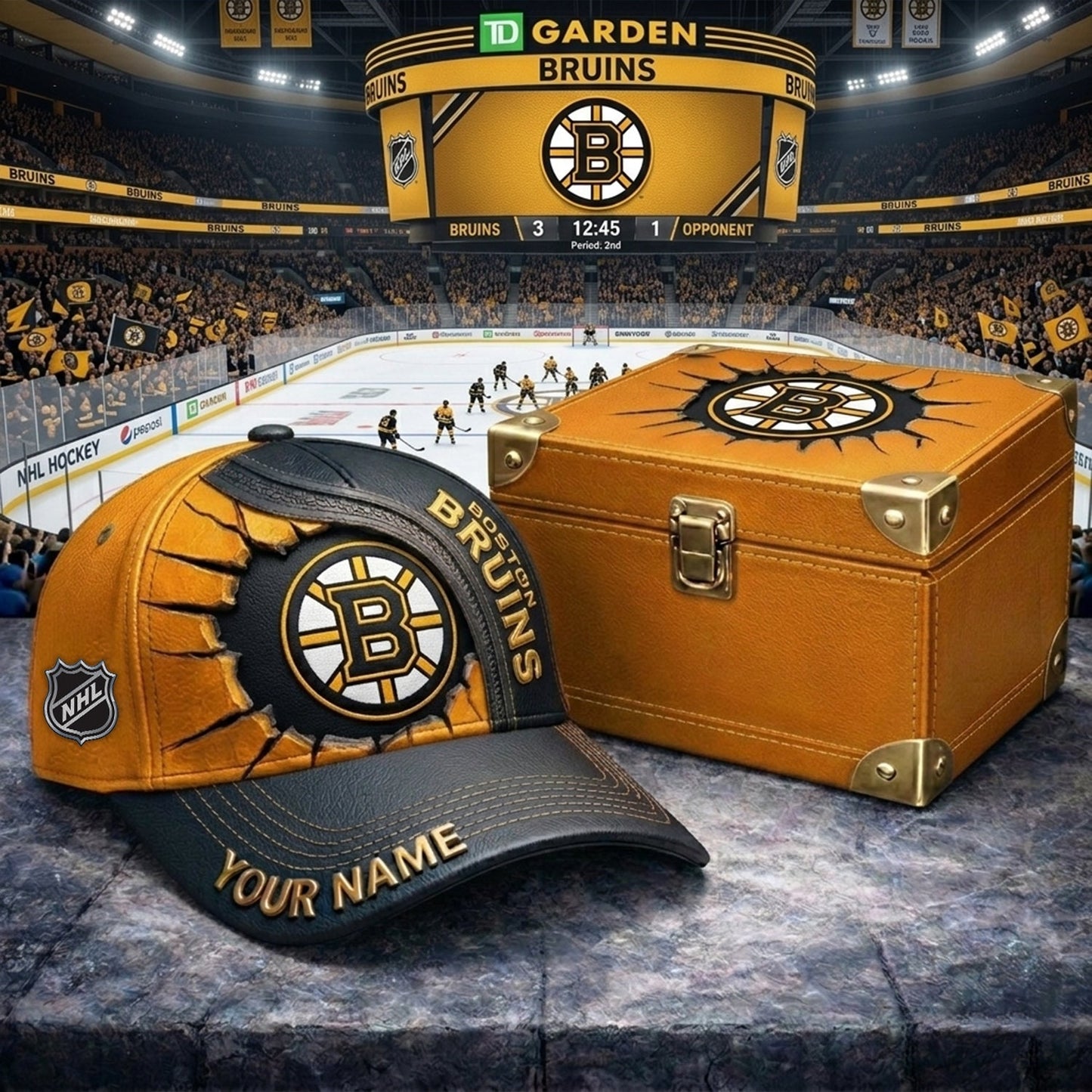 PREMIUM NHL X BB CRACK CUSTOM NAME HAT NDT NHM 140426