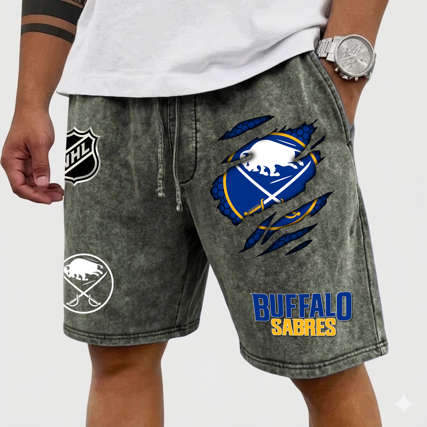 PREMIUM NHL X BS WASH SHORTS FOR SUMMER HOLIDAY NDT VHM 070426