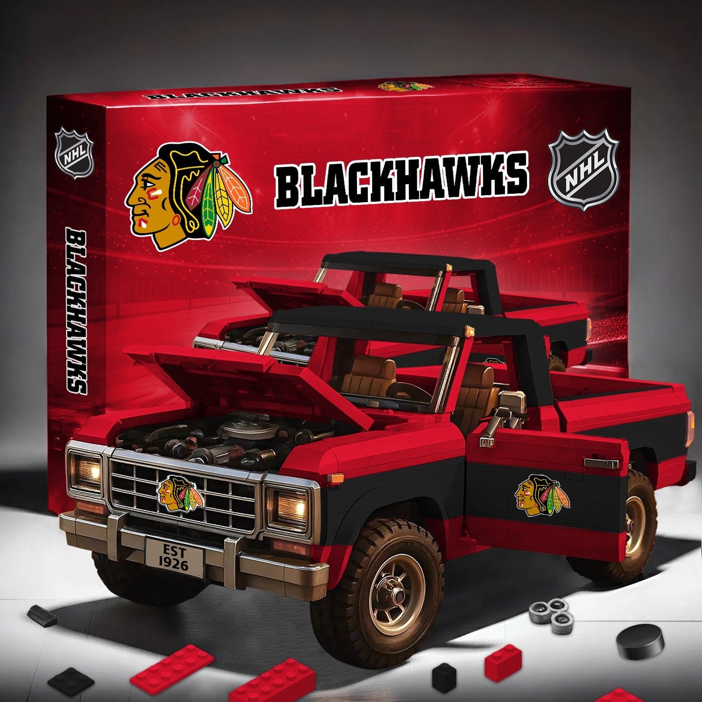 PREMIUM NHL X CB Elite Craft Ford F150 3D Build Your Own Toy NDT NHM 180426
