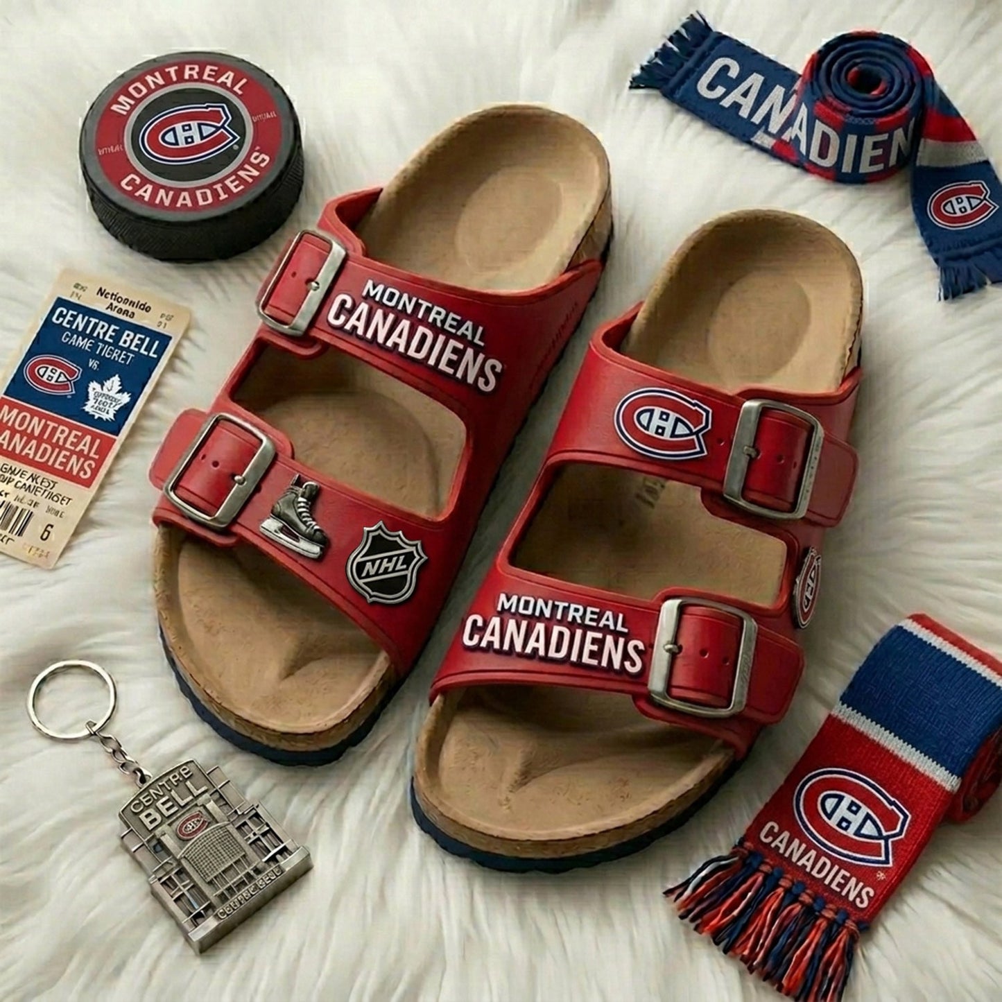 PREMIUM NHL X MC Birken-Inspired Double-Strap Sandals For Summer Holiday V3 NDT NHM 180526