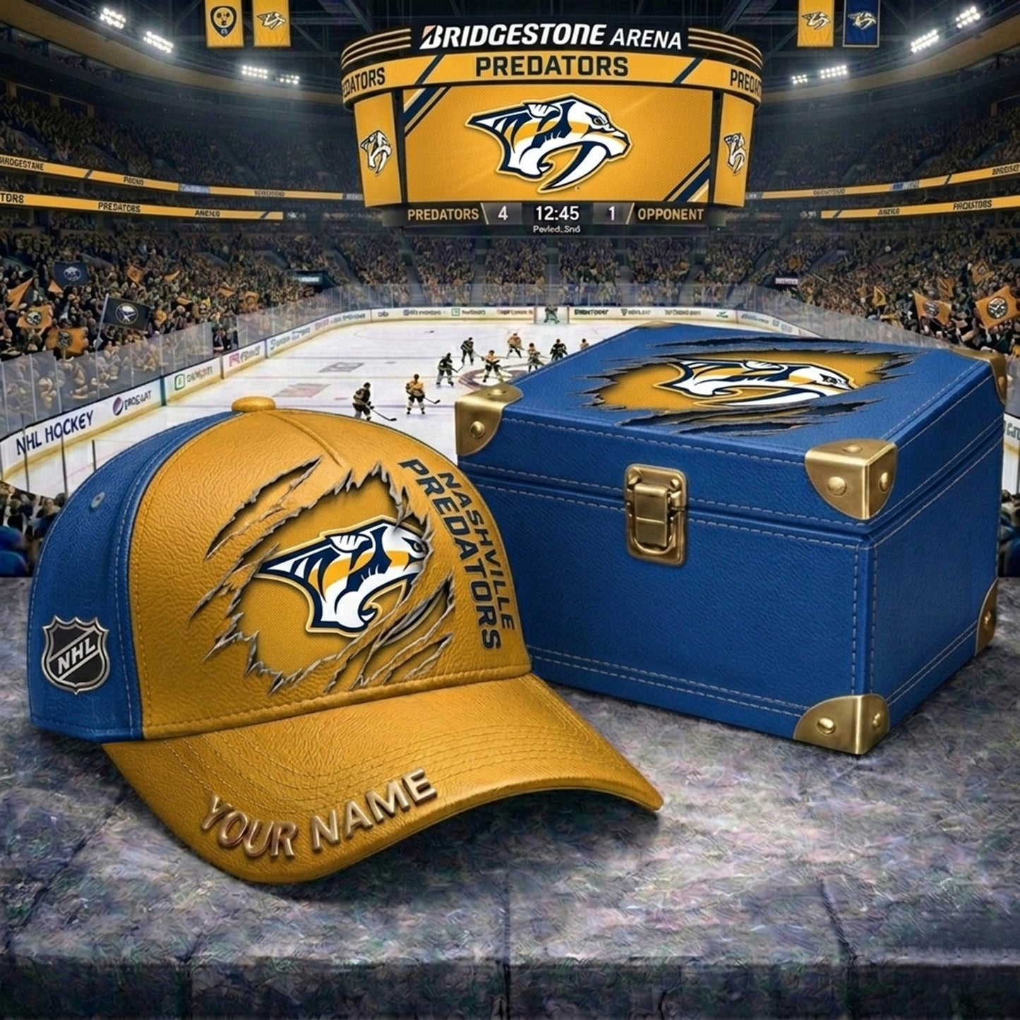 PREMIUM NHL X NP CRACK CUSTOM NAME HAT NDT NHM 160426