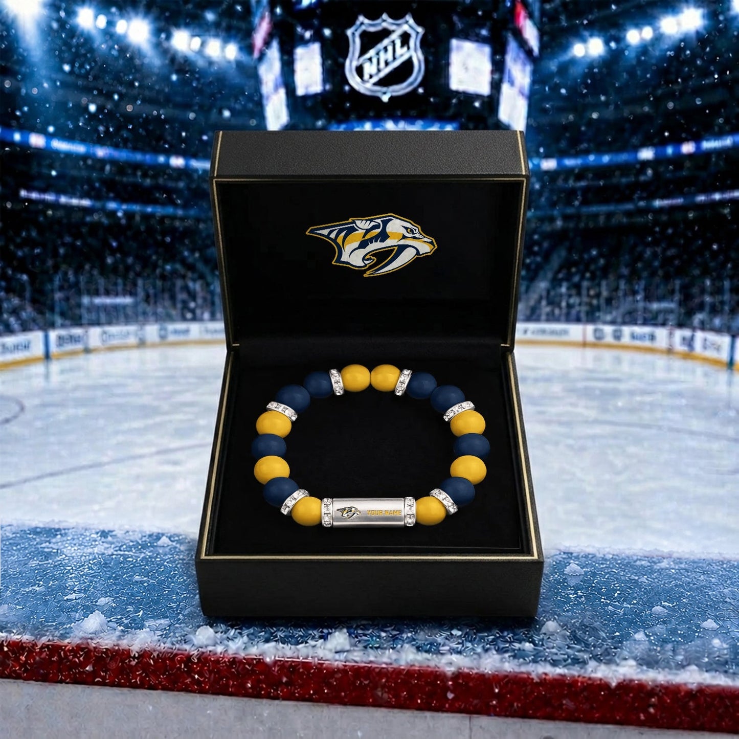 PREMIUM NHL X NP Custom Name Handcrafted Lucky Energy Bracelet Gift For Fans - Limited Edition NDT NHM 270526