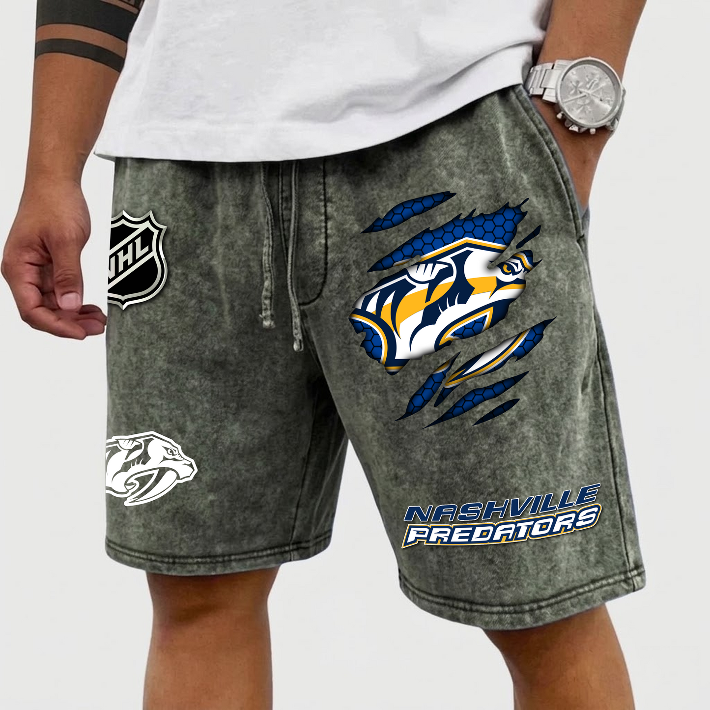 PREMIUM NHL X NP WASH SHORTS FOR SUMMER HOLIDAY NDT VHM 070426