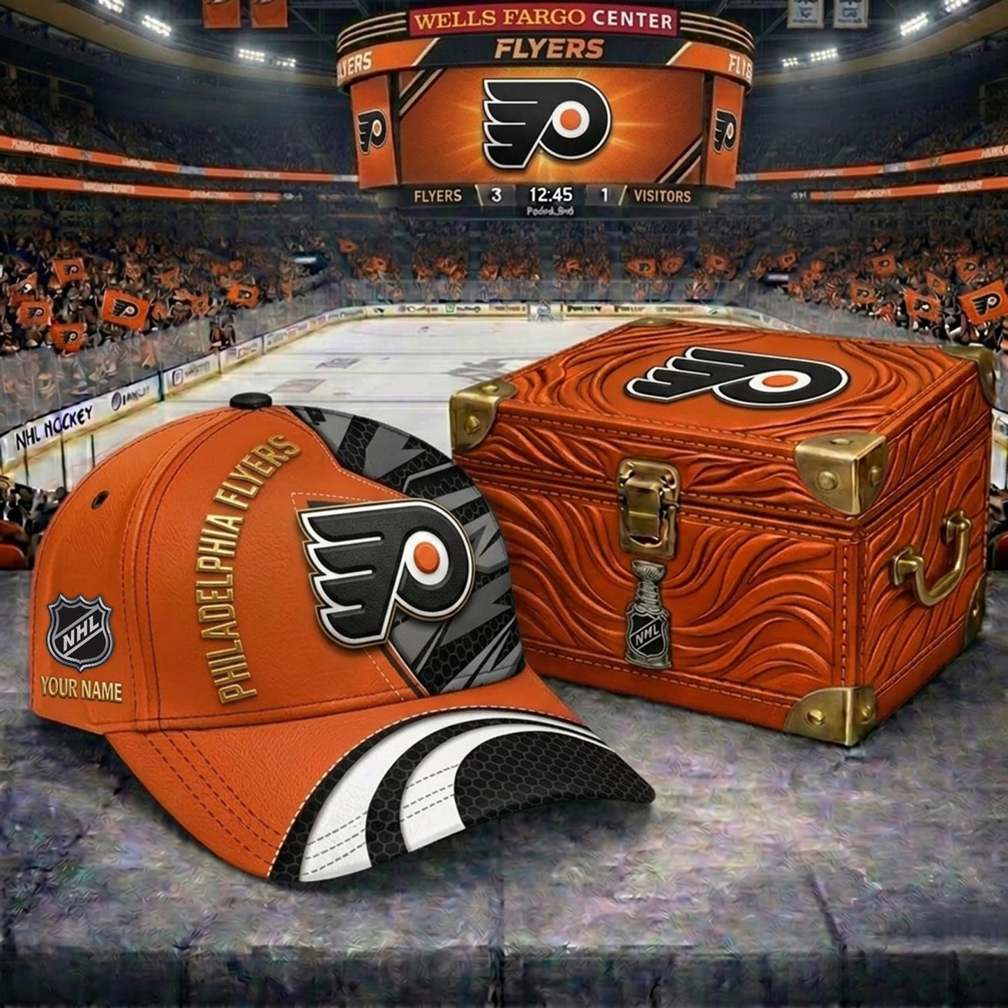 PREMIUM NHL X PF CRACK CUSTOM NAME V5 HAT NDT NHM 220426
