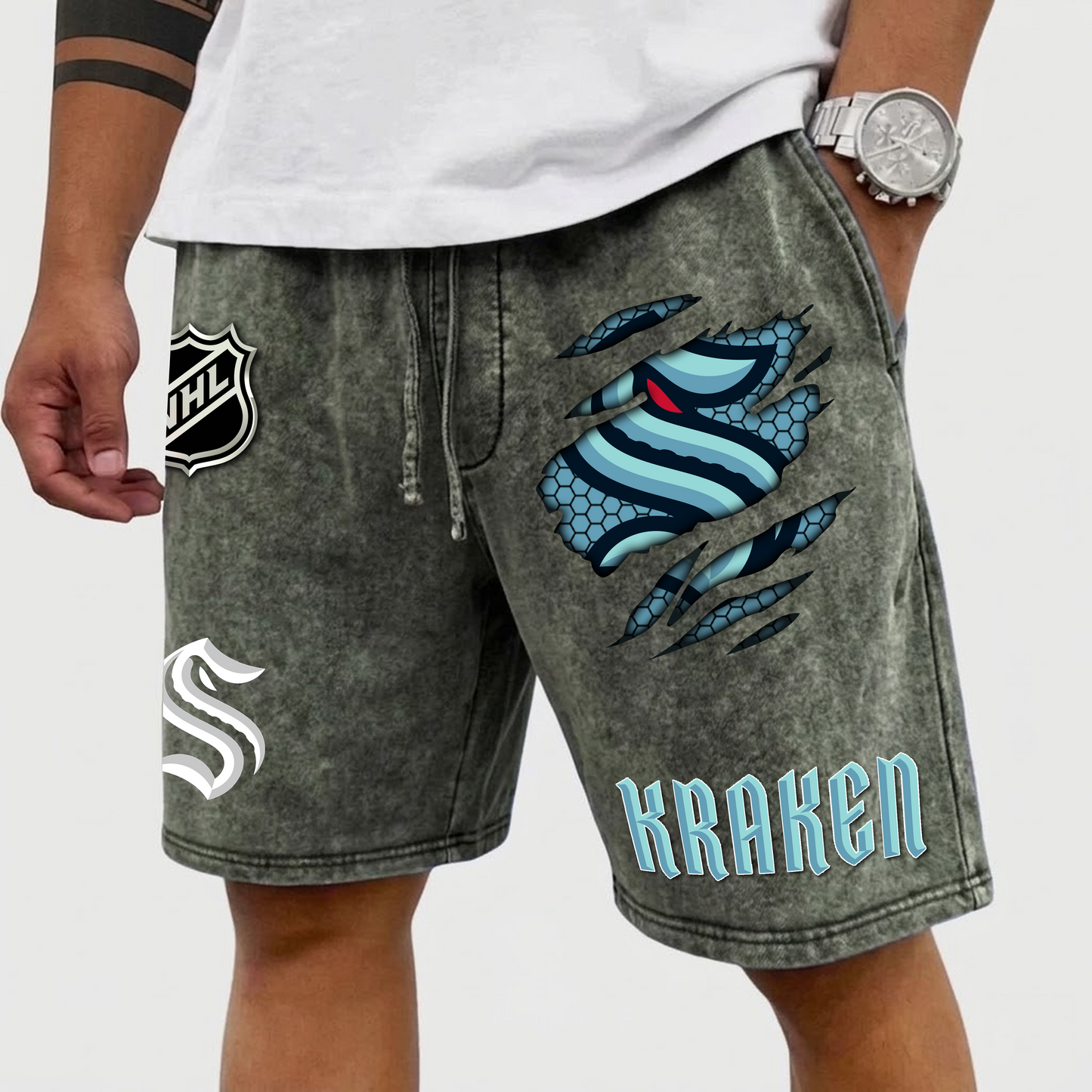 PREMIUM NHL X SK WASH SHORTS FOR SUMMER HOLIDAY NDT VHM 070426