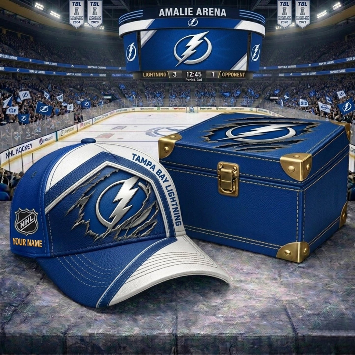 PREMIUM NHL X TBL CRACK CUSTOM NAME V3 HAT NDT NHM 170426