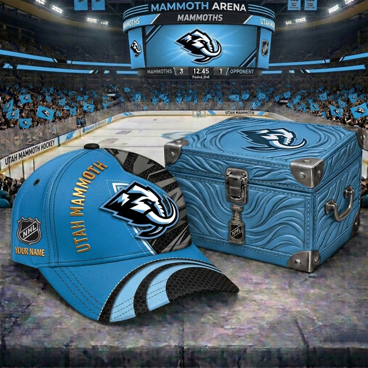 PREMIUM NHL X UM CRACK CUSTOM NAME V5 HAT NDT NHM 220426