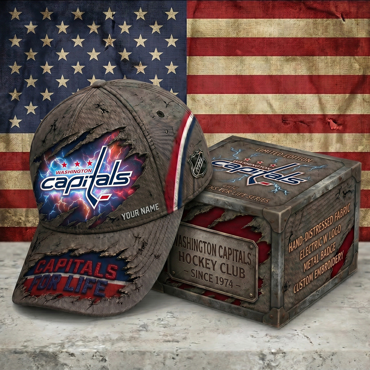 PREMIUM NHL X WC RETRO VINTAGE CUSTOM NAME HAT LIMIED EDITIONS NDT NTN 190526