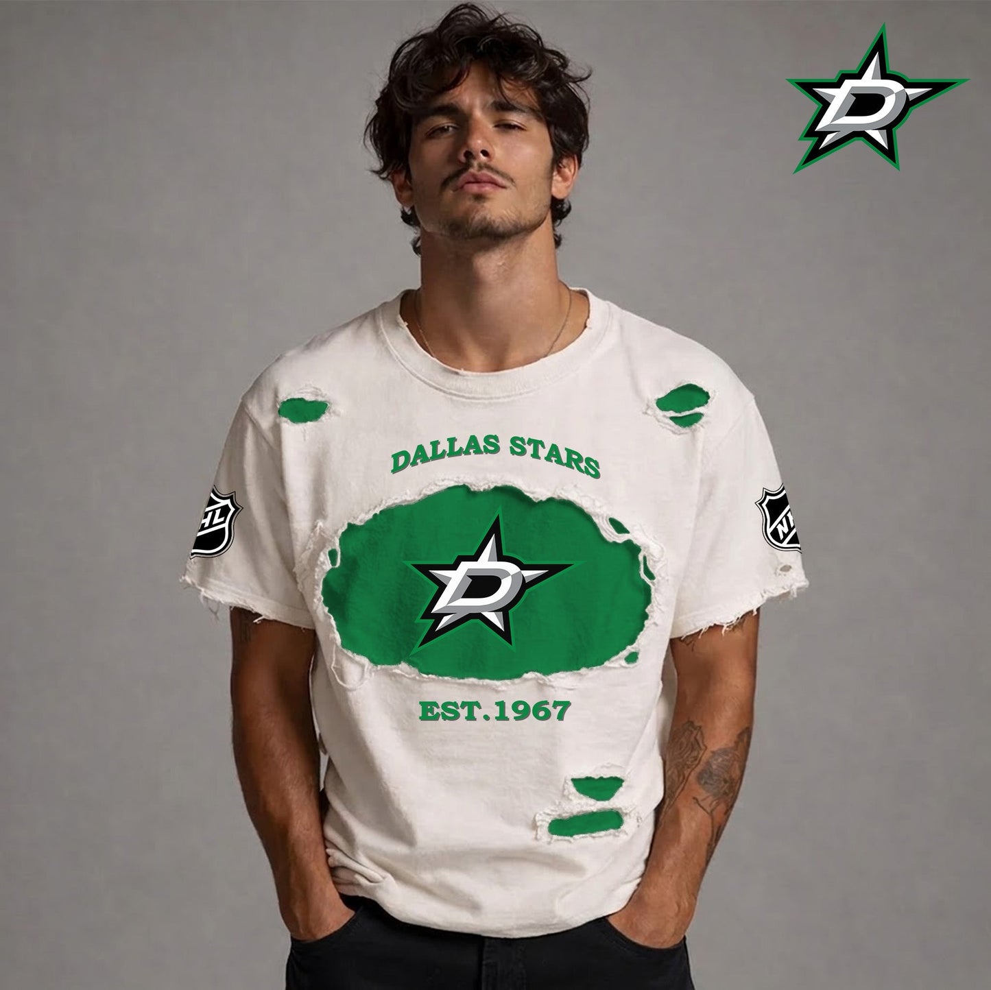 PREMIUM NHL x DS RETRO WASH SHIRT NDT NTN 080426