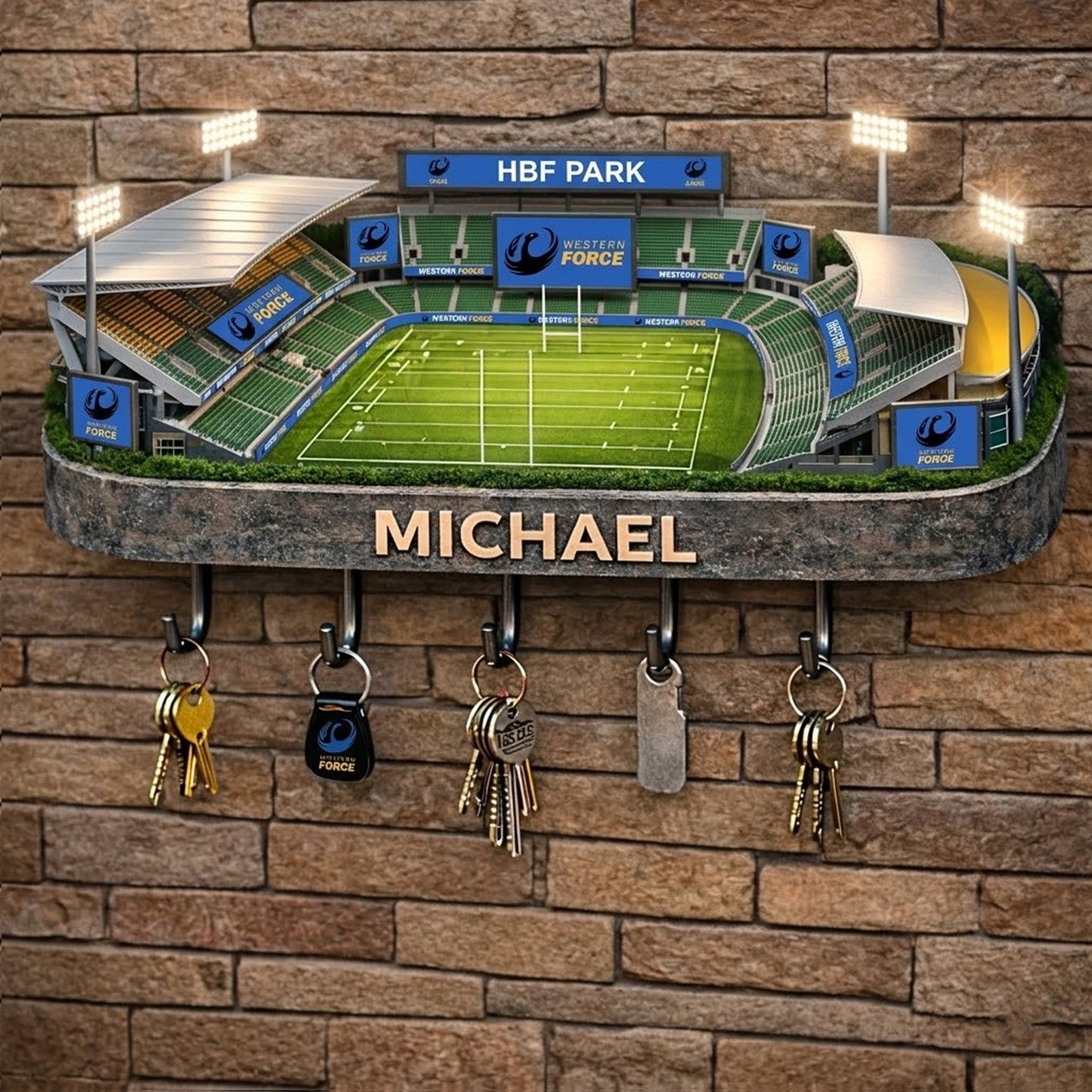 PREMIUM SRP X WF Stadium Wood Key Hanger Limited Editions NDT NTN