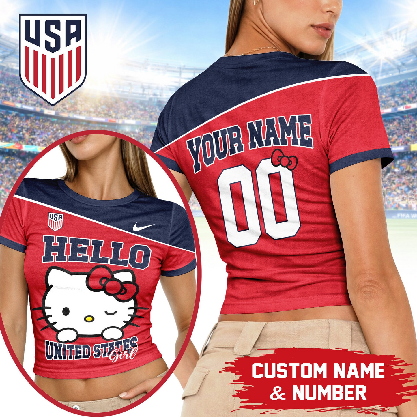 PREMIUM WC26 X UNI Play Cute 3D Baby Tee NDT VHM 190526