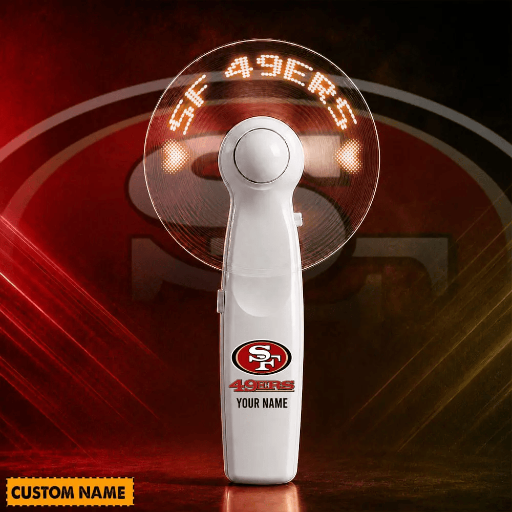 PREMIUM NFL X SF USB Led Fan Custom Name Limited Editions NDT LVH240526