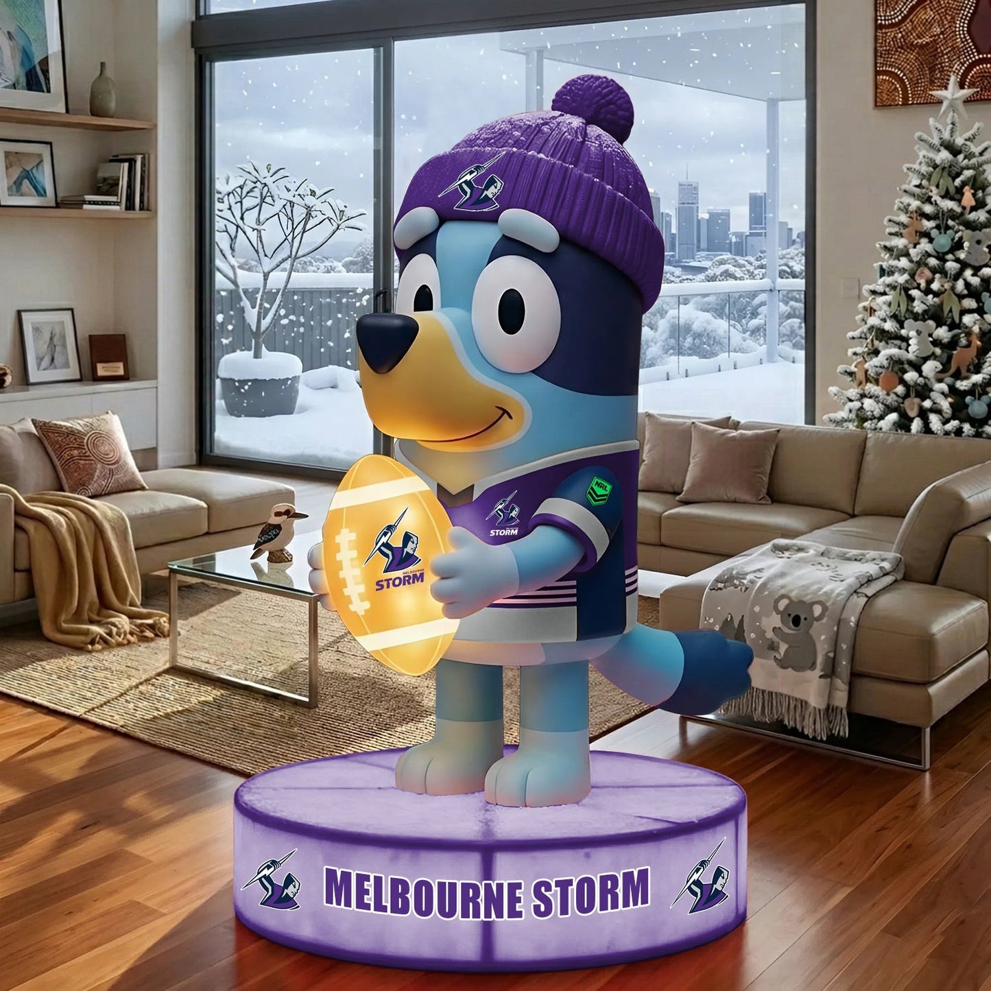 PREMIUM NRL X MS BLUEY COLLECTIBLE STATUE DECOR FOR SWEET HOME LIMITED EDITION NDT NHM 250326