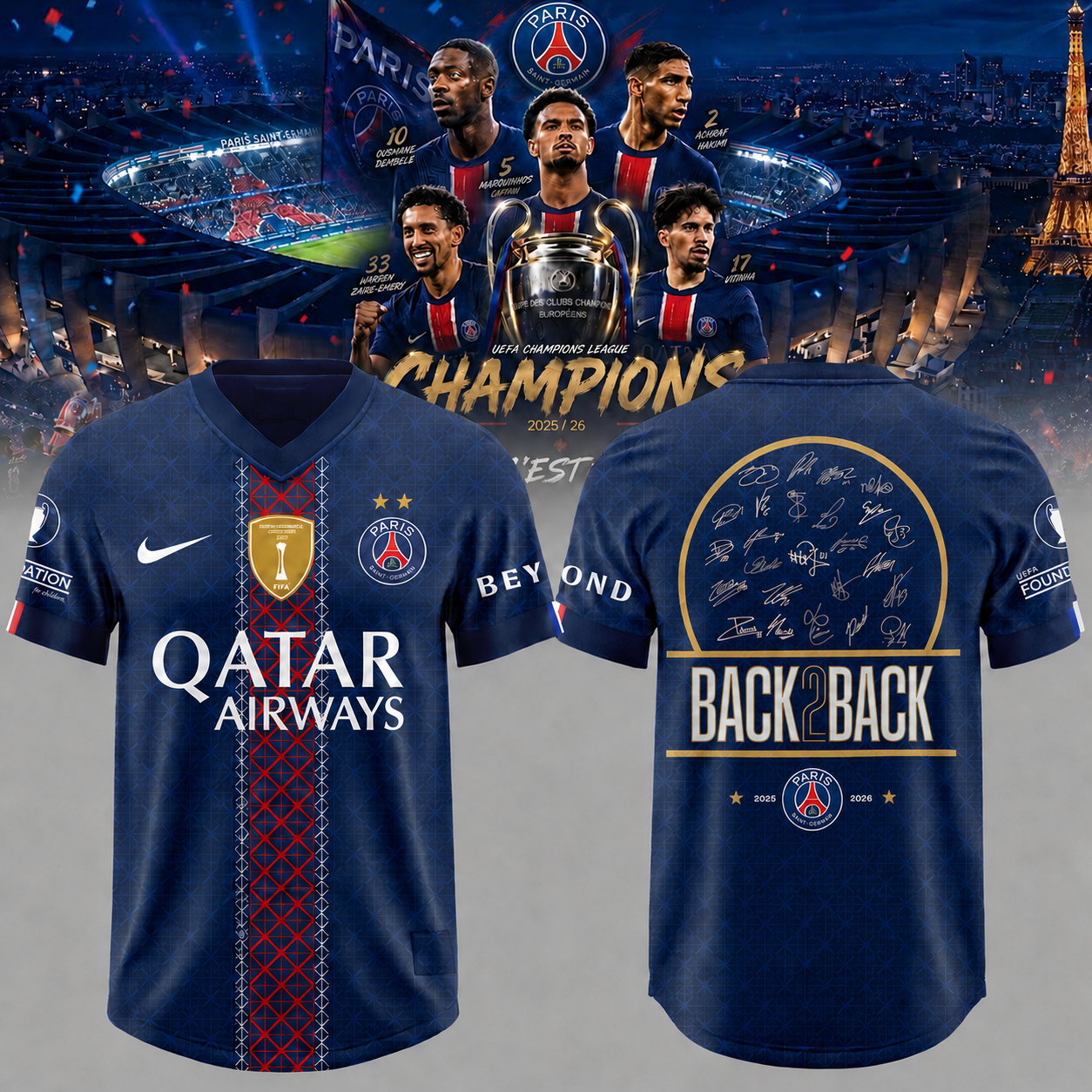 PREMIUM PSG X THANK FOR MEMORIES V3 SHIRT LIMITED EDITIONS NDT VHM 010626
