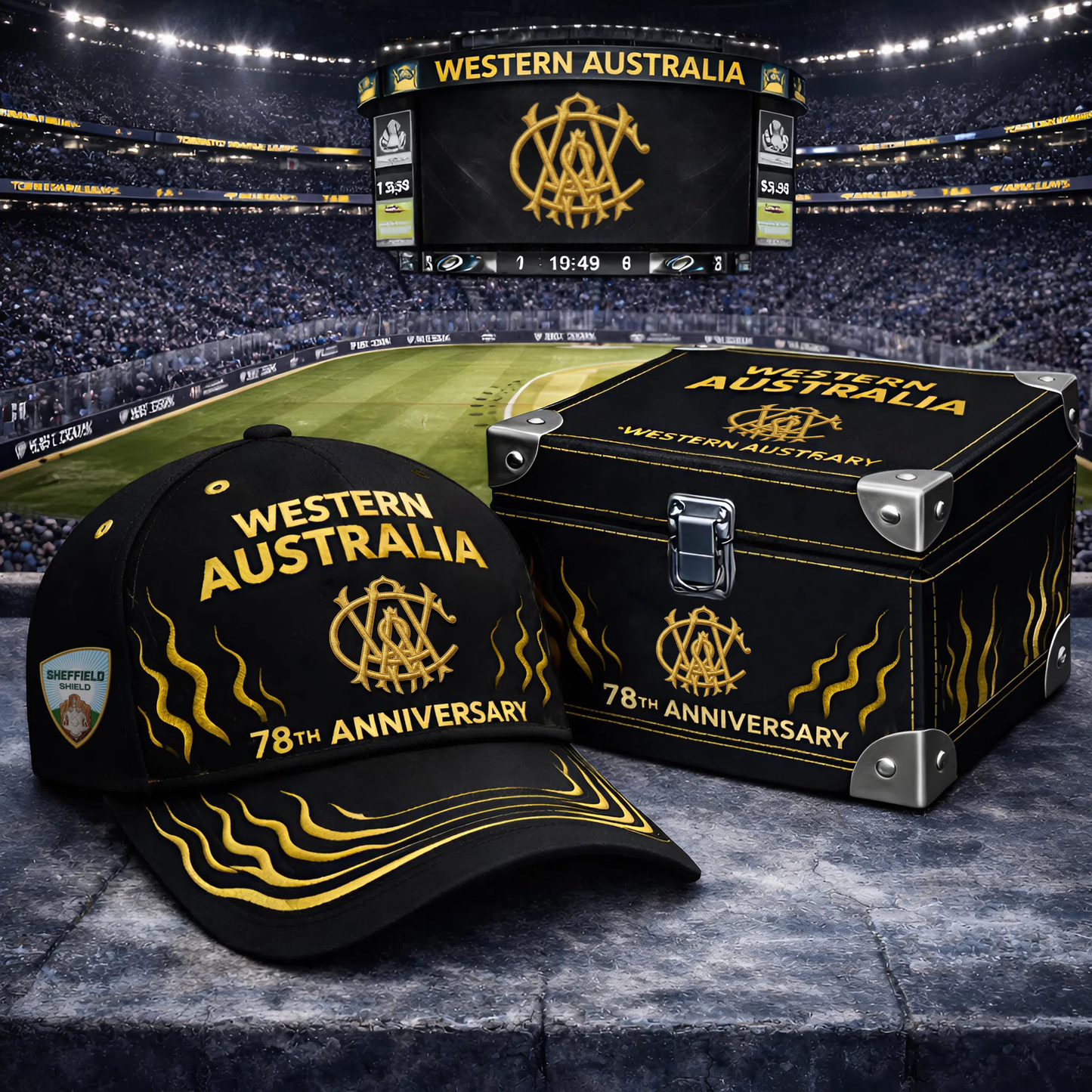 PREMIUM SS X WA ANNIVERSARY CRICKET CAP LIMITED EDTIONS NDT VHM 230326