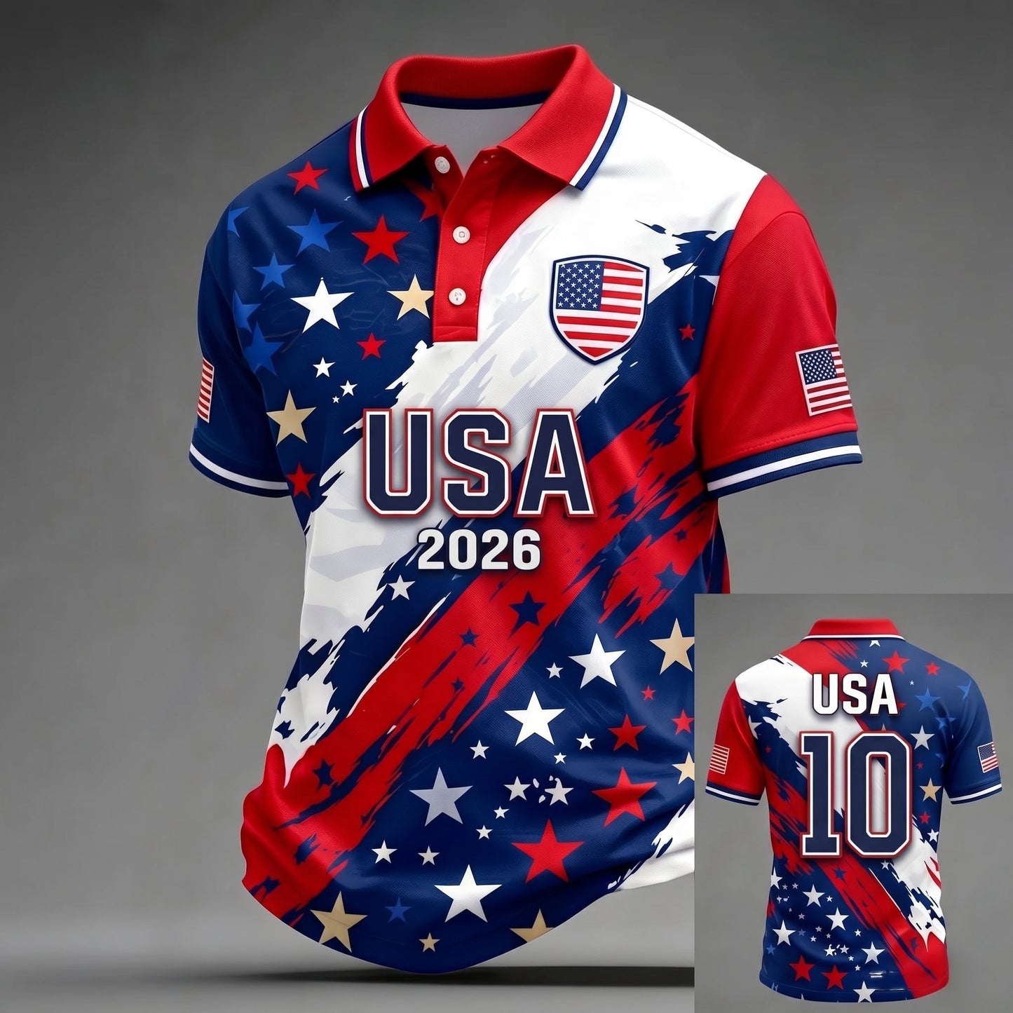 PREMIUM WC26 X USA POLO Shirt V1 NDT VHM 130626