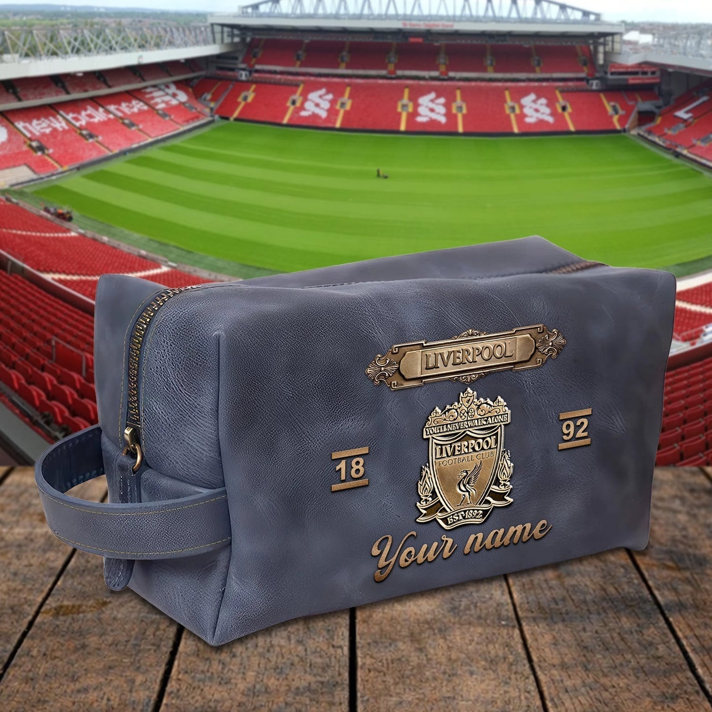 PREMIUM ?‹¨«‹¨«??‹¨«‹¨«‹¨«?‹¨«‹¨«? X LIV 3D EMBOSSED LEATHER TOILETRY BAG Limited Edition NDT NHM 020326