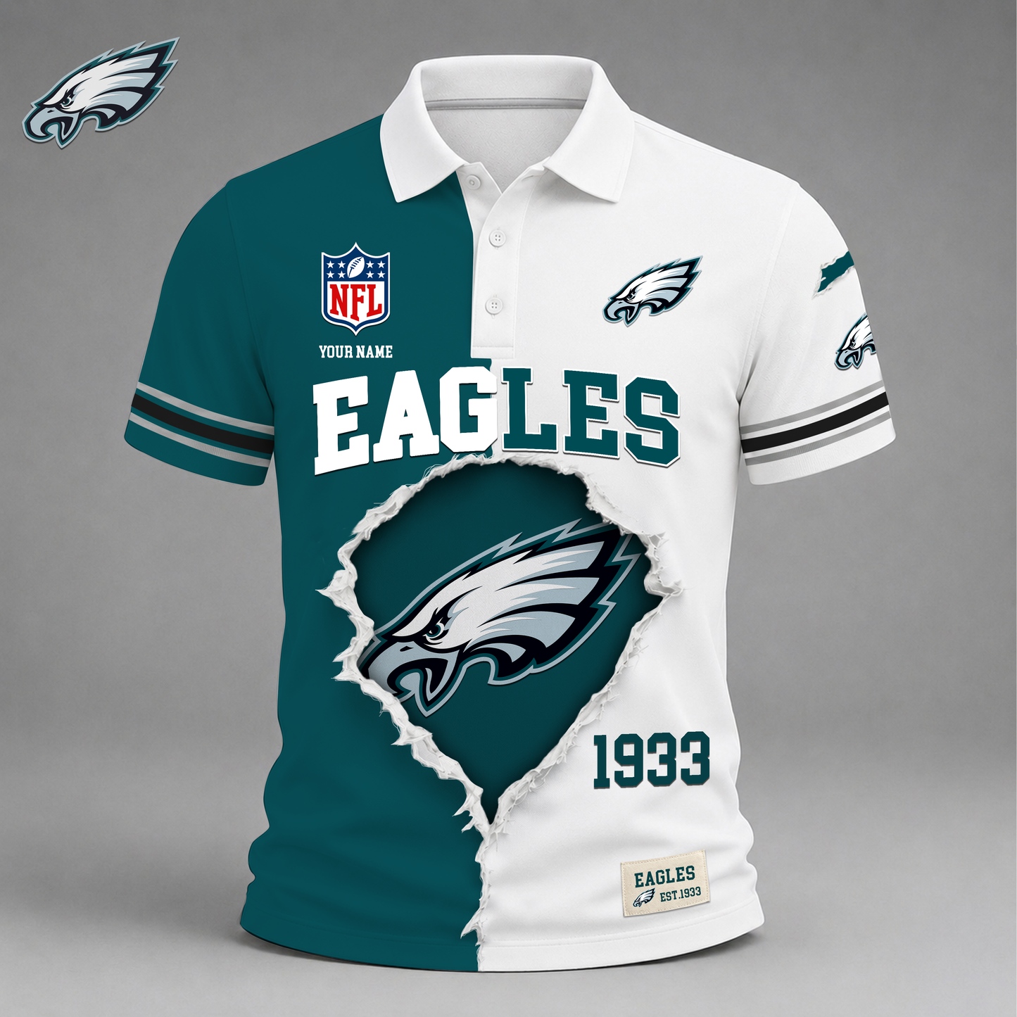 Premium NFL X PE Game Day Streetwear V-neck Shirt NDT VHM 040626