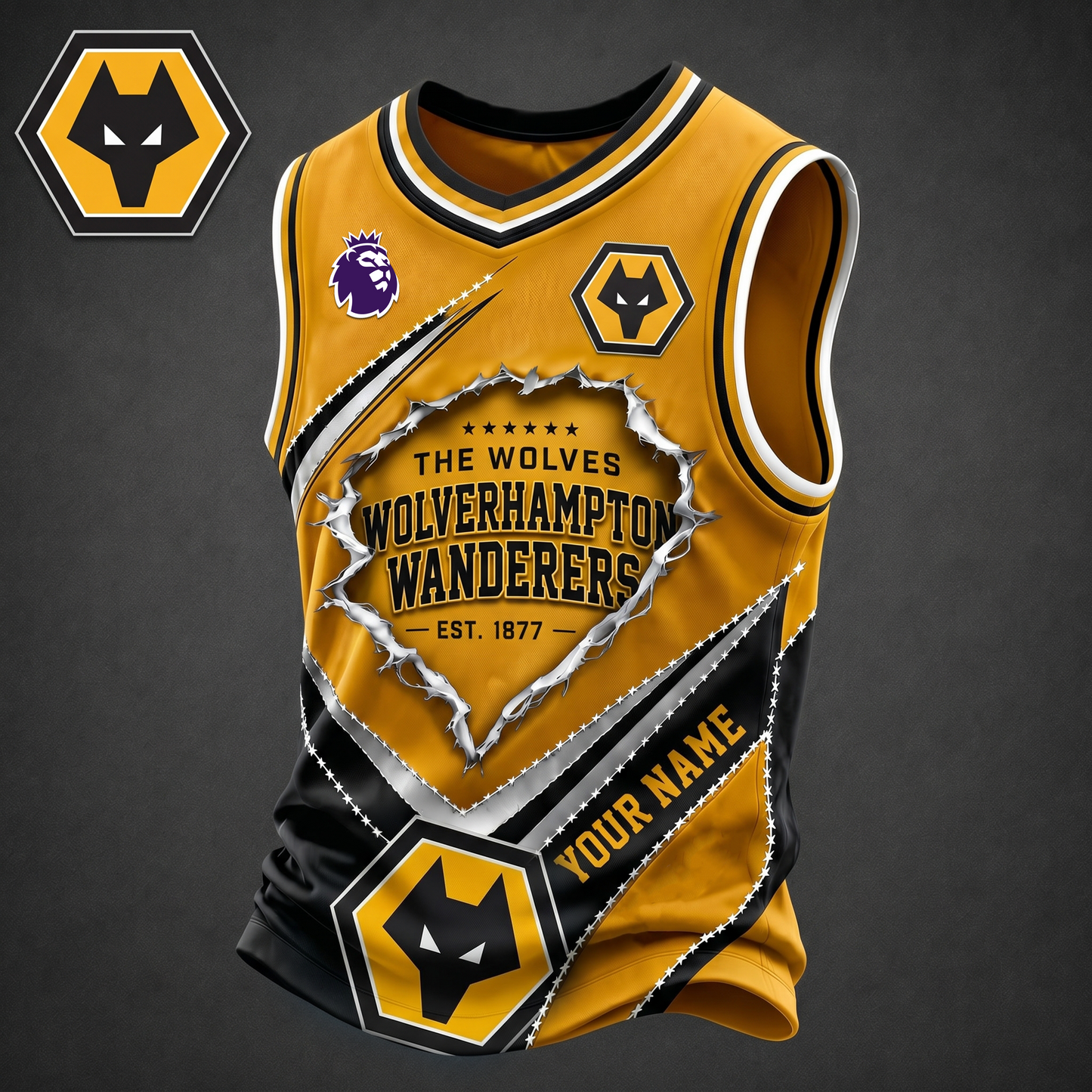 Premium EPL X WW Game Day V-neck Tank Top Shirt FOR SUMMER HOLIDAY NDT VHM 050626
