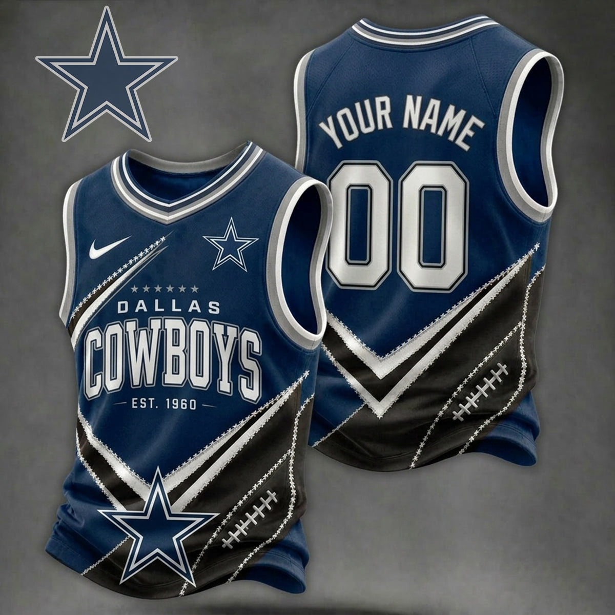 Premium NFL X DAL Game Day V-neck Tank Top Shirt V33 NDT NHM 080626