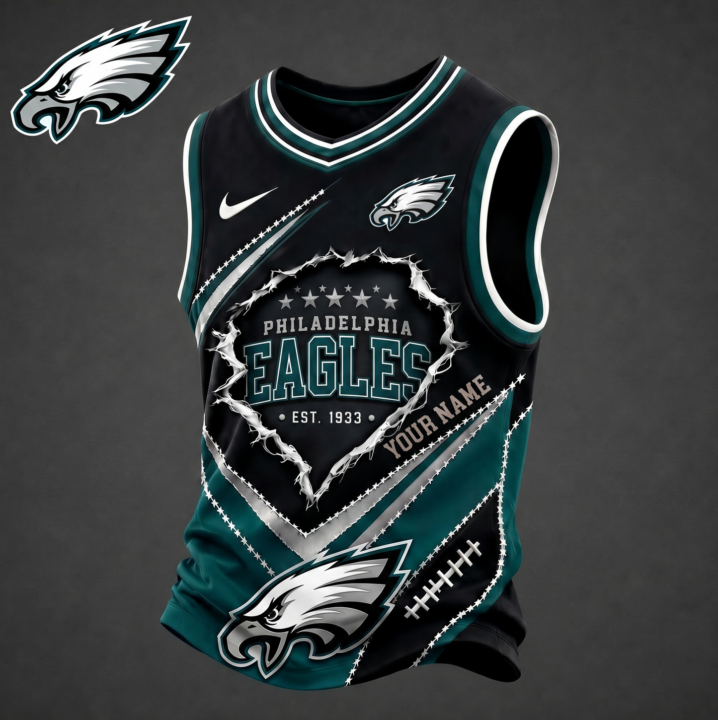 Premium NFL X PE Game Day V-neck Tank Top Shirt FOR SUMMER HOLIDAY NDT VHM 050626