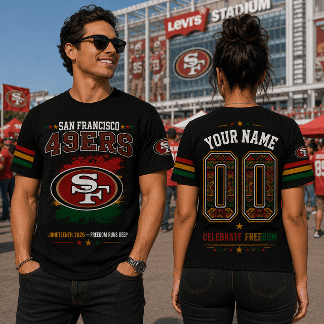 Premium NFL X SF Juneteenth 2026 Shirt Personalized Gift For Fan NDT VHM 090626