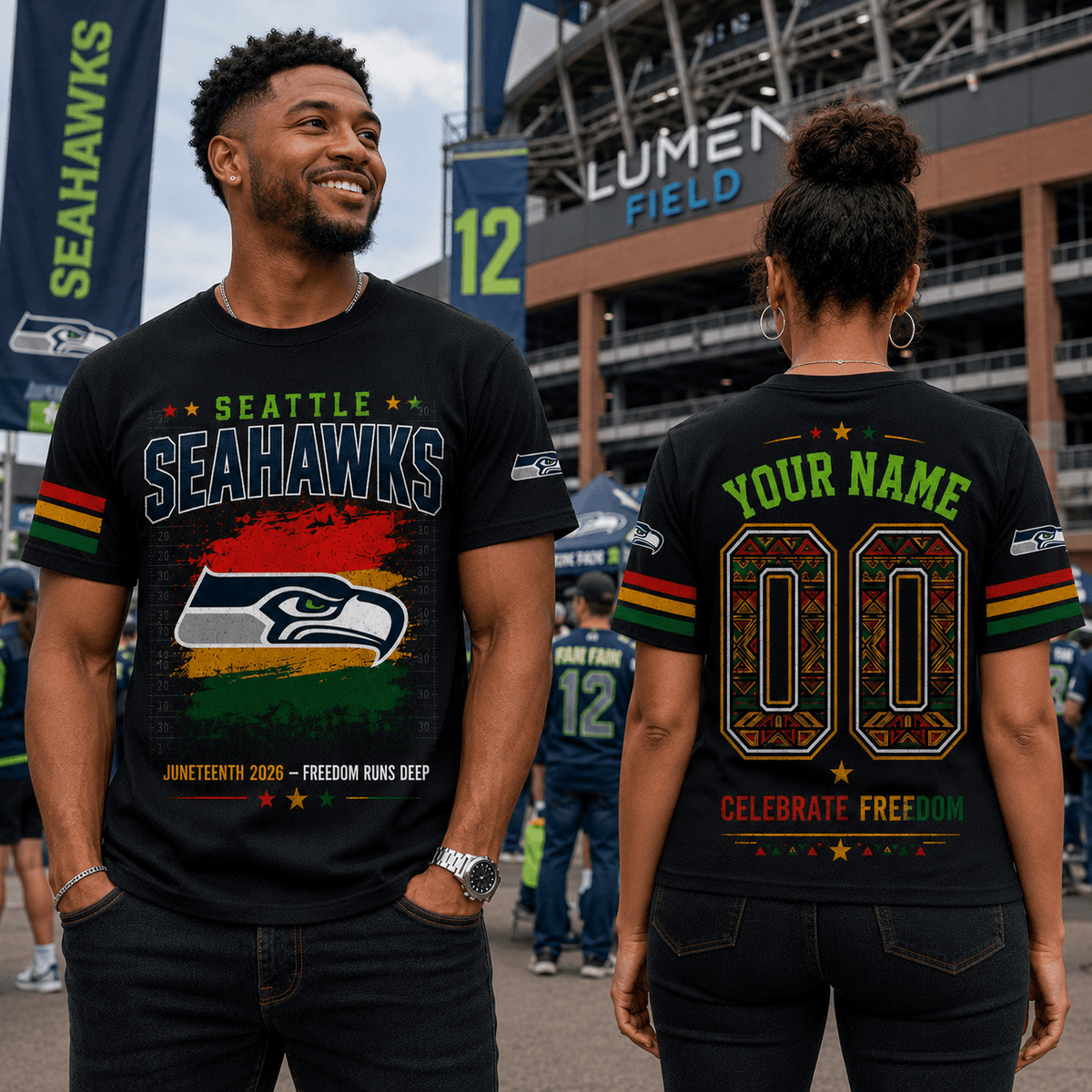 Premium NFL X SS Juneteenth 2026 Shirt Personalized Gift For Fan NDT VHM 090626