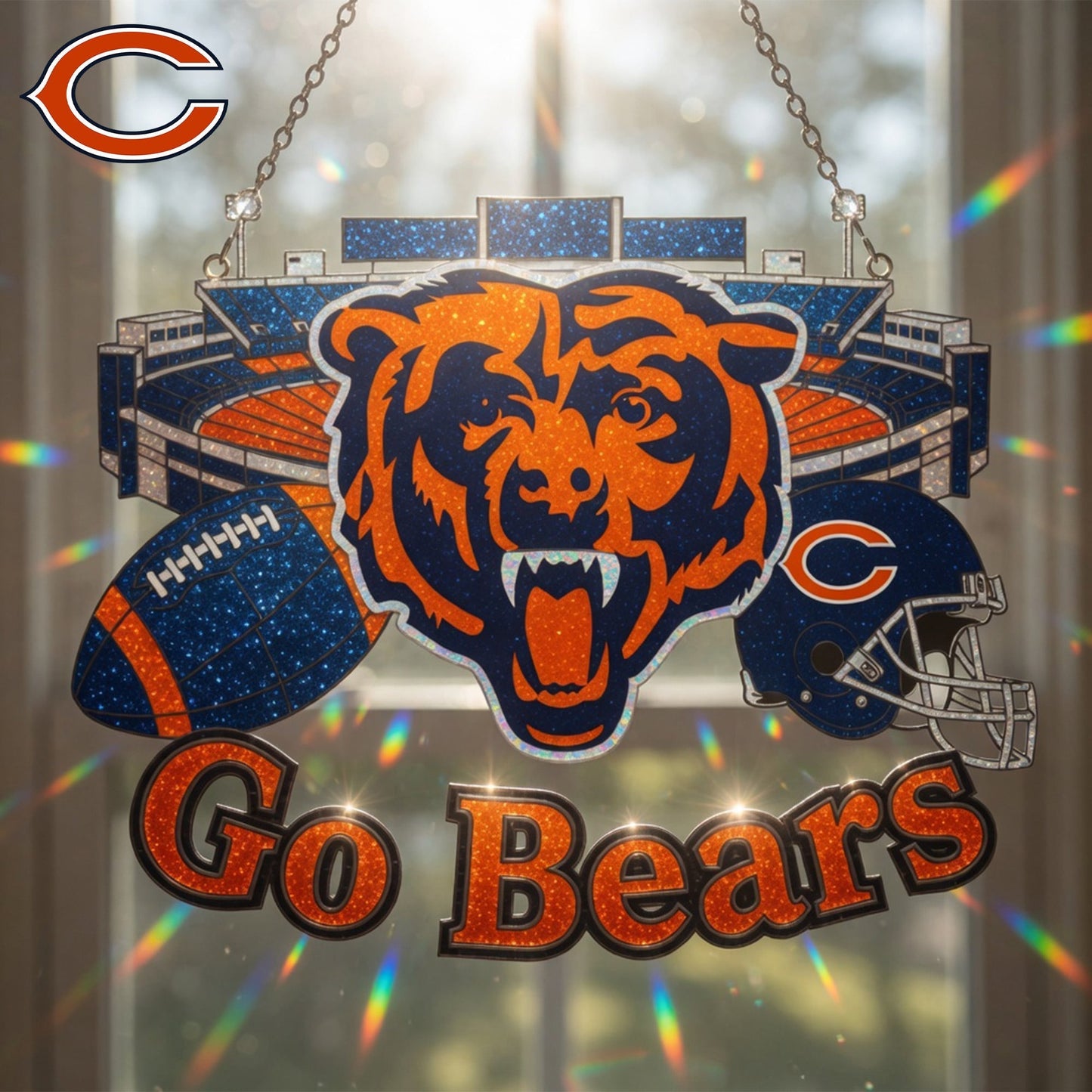 Premium NFL x CB Game Day Suncatcher NDT LVH 210426