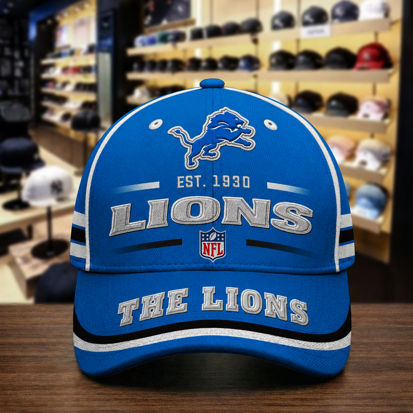 Premium NFL x DET Cap For Fan 230626