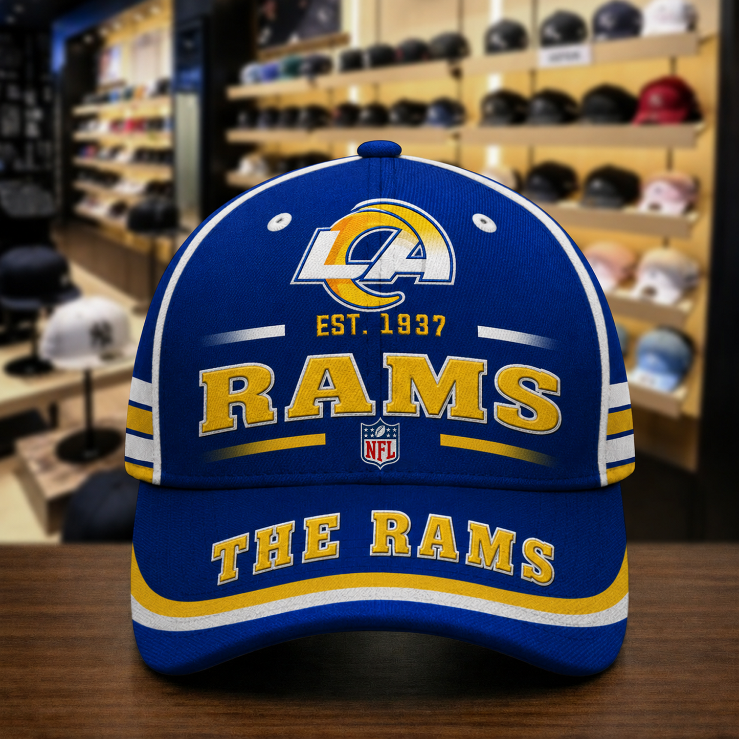 Premium NFL x LAR Cap For Fan 230626