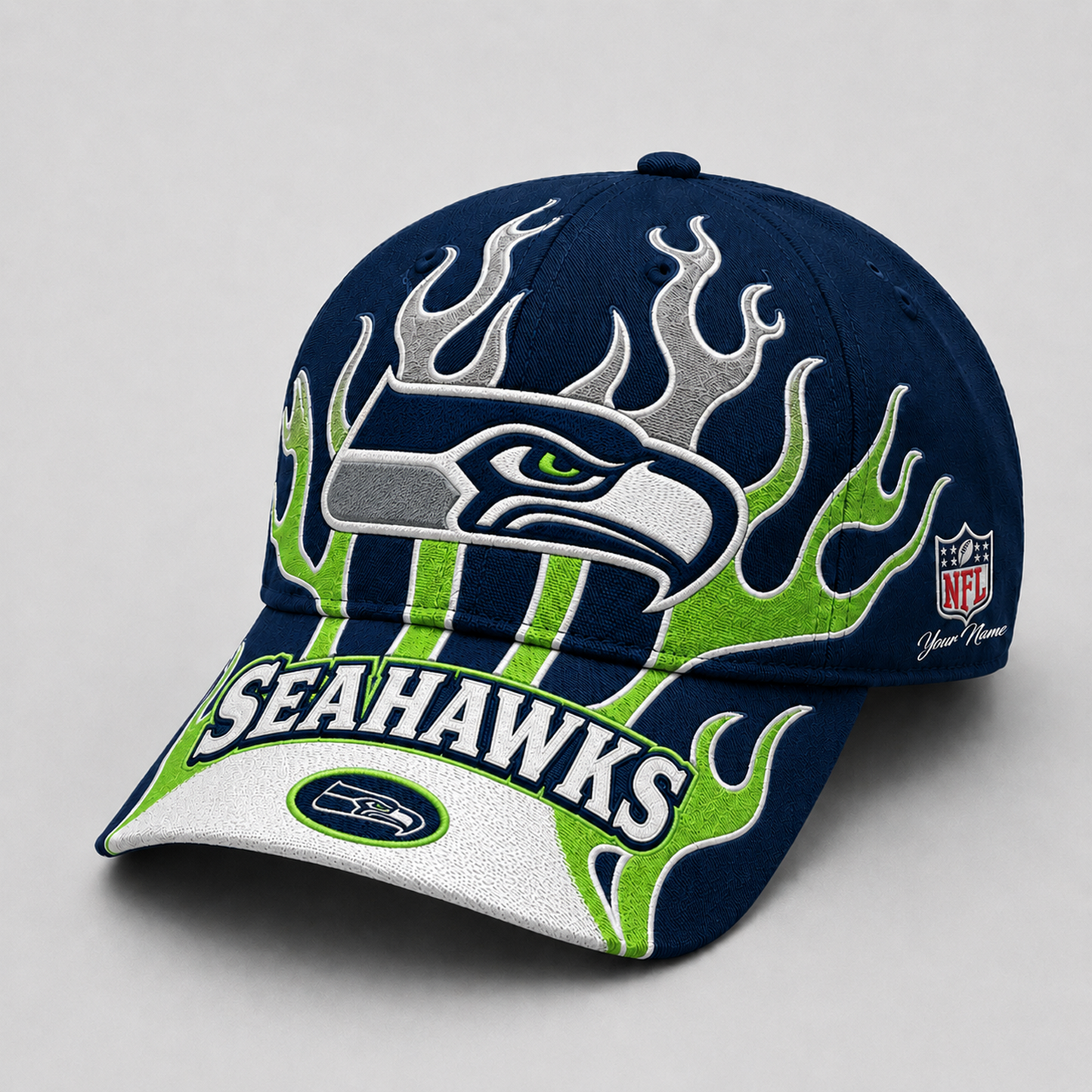 Premium NFL x SEA Game Day Flame Cap 260626