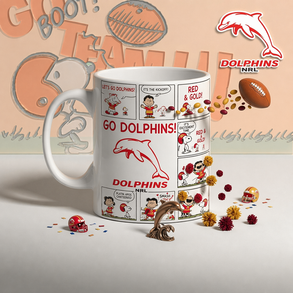 Premium NRL x DOL Peanuts Comic Mug NDT LVH 200426